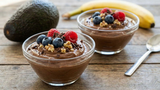 Czekoladowy mus z awokado i dieta na poprawę nastroju - Shape Your Plate.