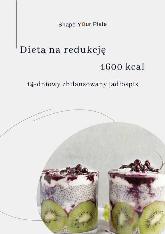 Gotowy Jadłospis Redukcyjny 1600 kcal