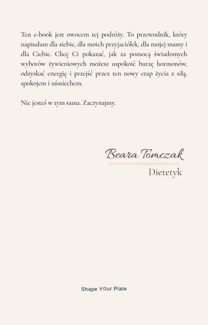 Twoja siła na talerzu: Dieta w okresie menopauzy.